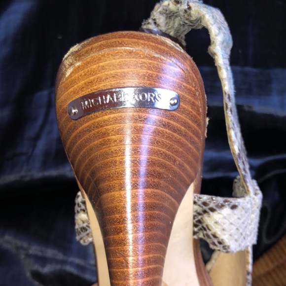 Michael Michael Kors Snake Heels - Picture 2 of 5